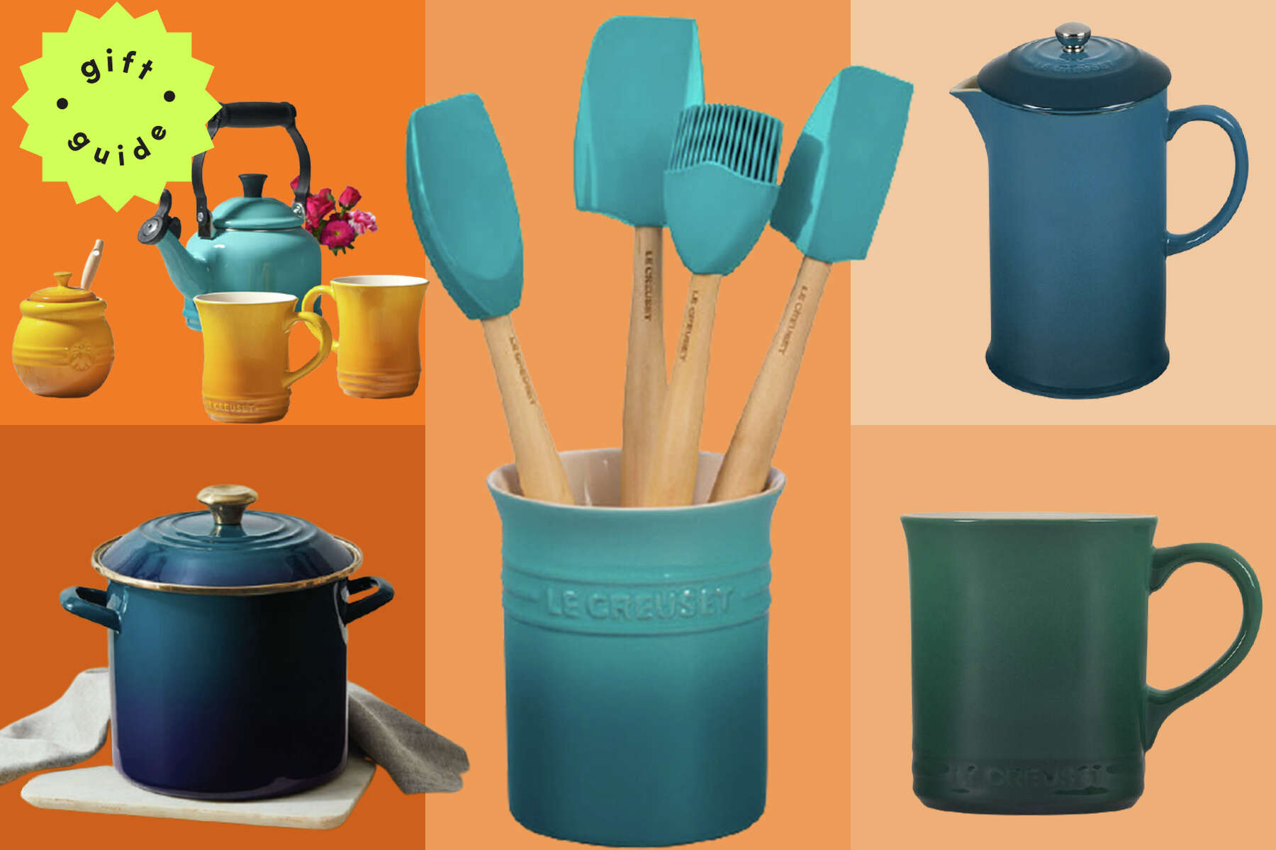 digital fritid Titicacasøen Le Creuset gifts under $100: French presses, mugs and more