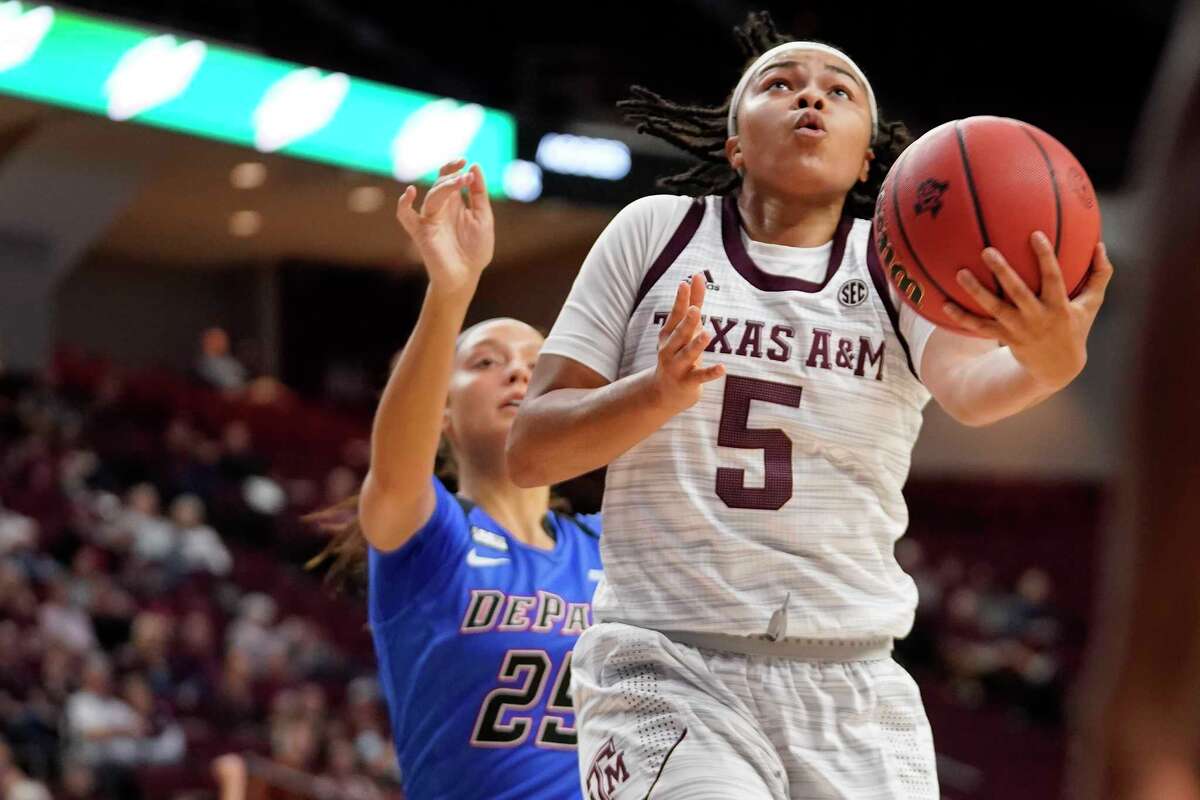 Jordan Nixon leads No. 24 Texas A&M women over DePaul