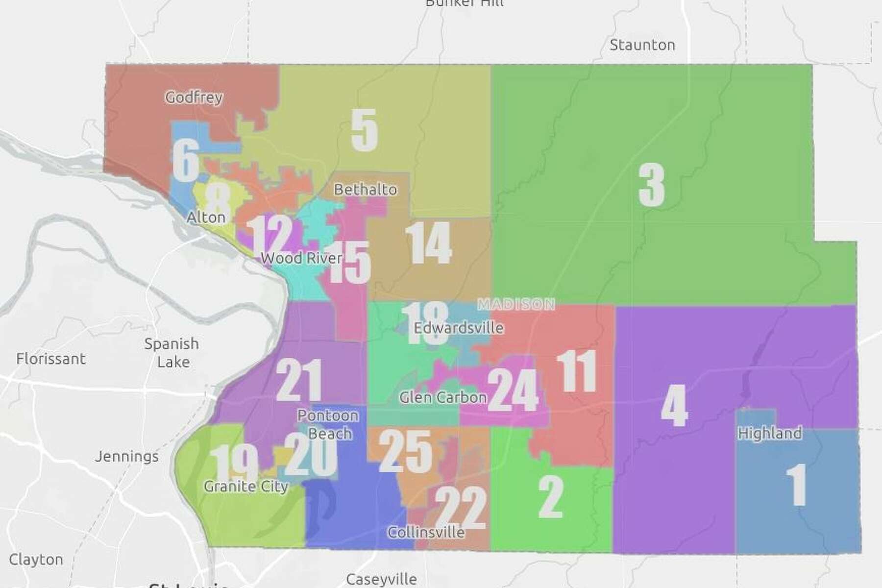Madison County Zoning Map New Madison County Board Map Headed To Vote