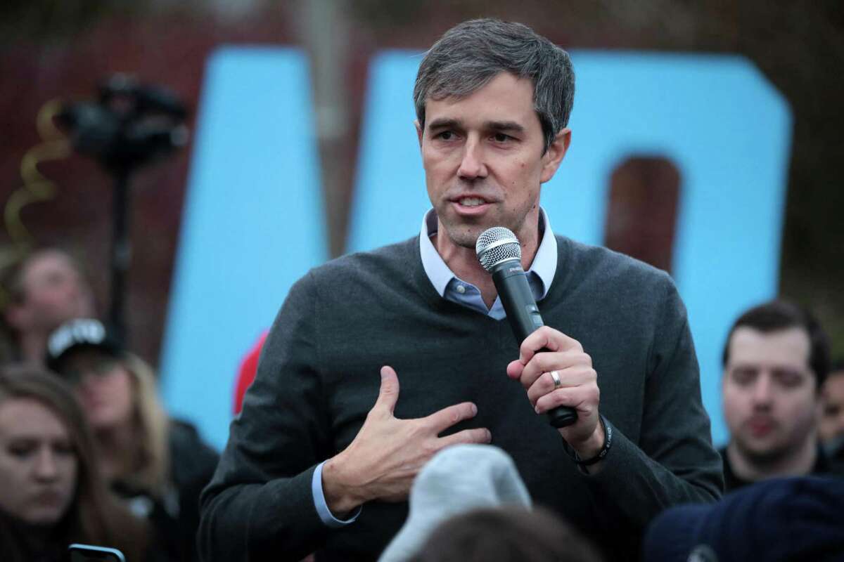 Democratic presidential candidate, former Rep. Beto O'Rourke (D-TX) addresses his supporters after announcing he was dropping out of the presidential race before the start of the Liberty and Justice Celebration being held at the Wells Fargo Arena on November 01, 2019 in Des Moines, Iowa. 