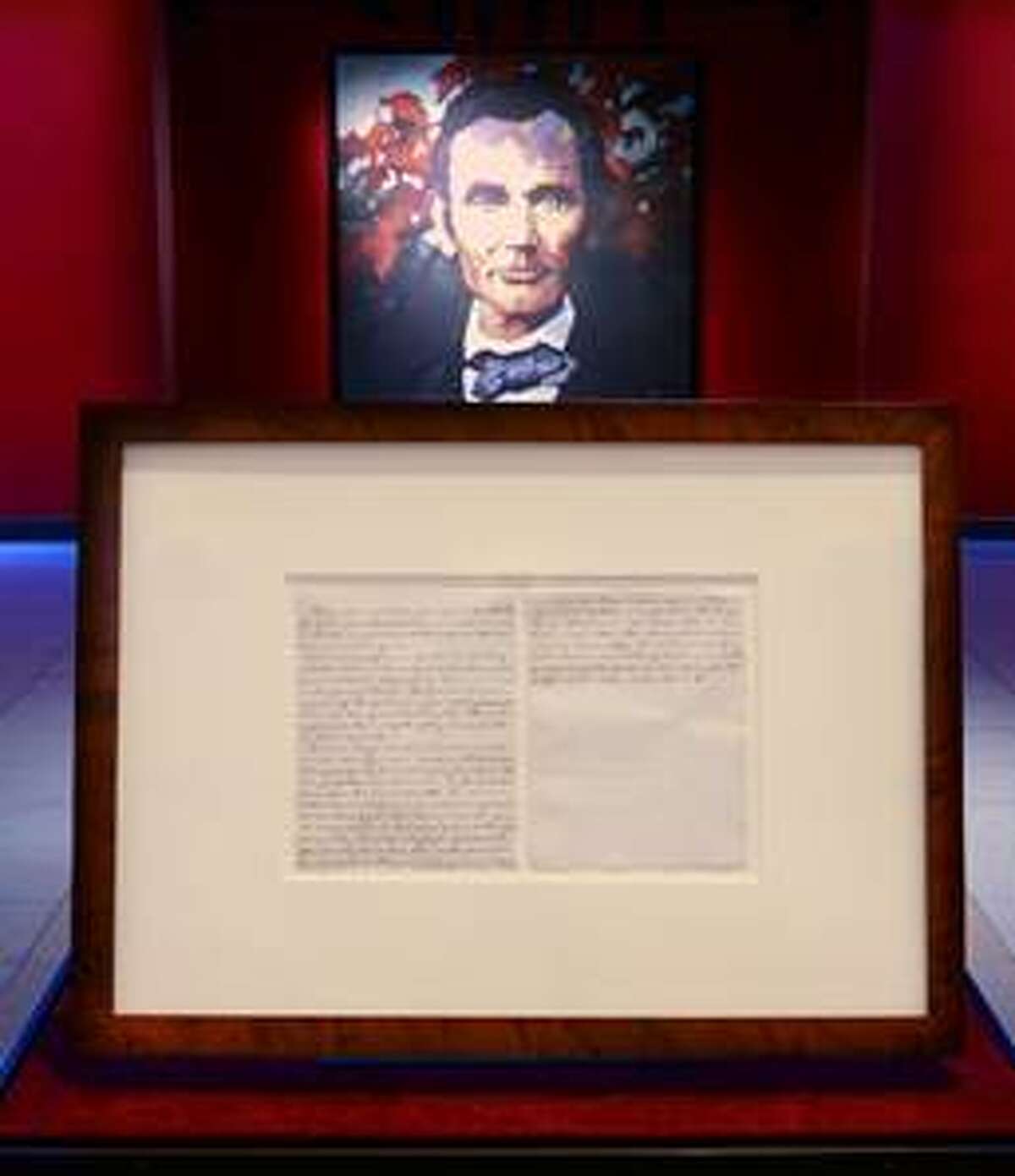 A copy of the Gettysburg Address will be on display at the Abraham Lincoln Presidential Library and Museum starting Friday.