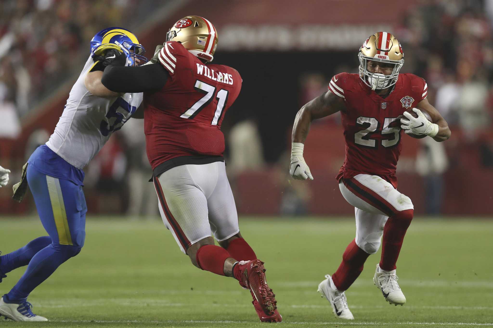 San Francisco 49ers Injury News: George Kittle Groin Injury & Elijah  Mitchell Update + Hufanga 