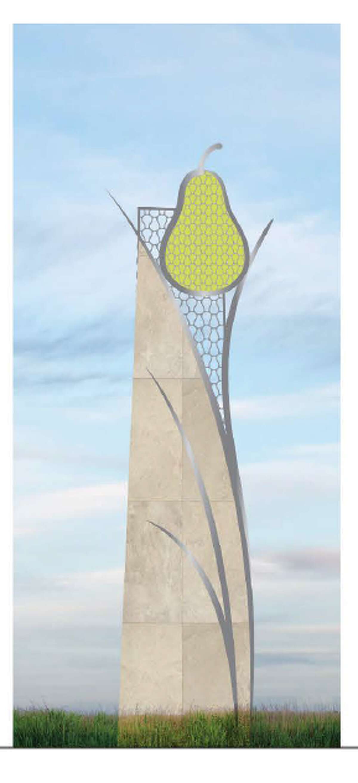 Giant monuments with Pearland’s favorite fruit to dot 288 Corridor