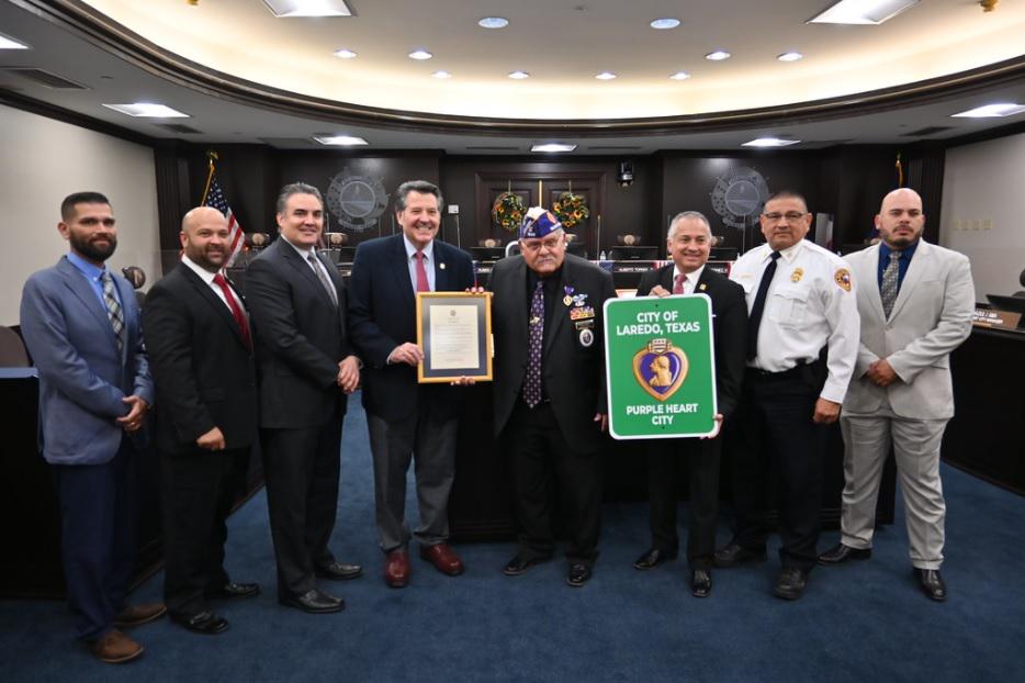 What does it mean to be a Purple Heart City?