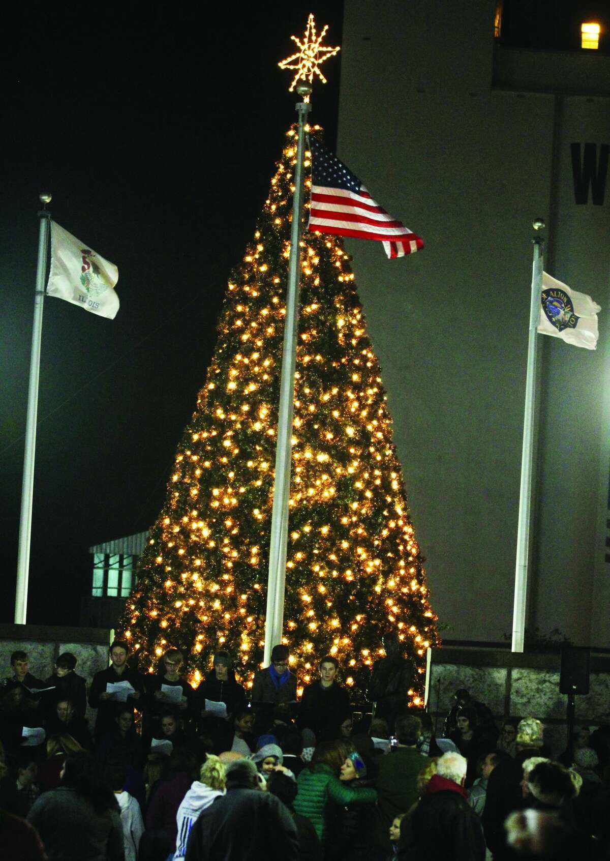 The 27th Annual Tree Lighting is planned for 6 p.m. Friday at Lincoln-Douglas Square in Alton.  