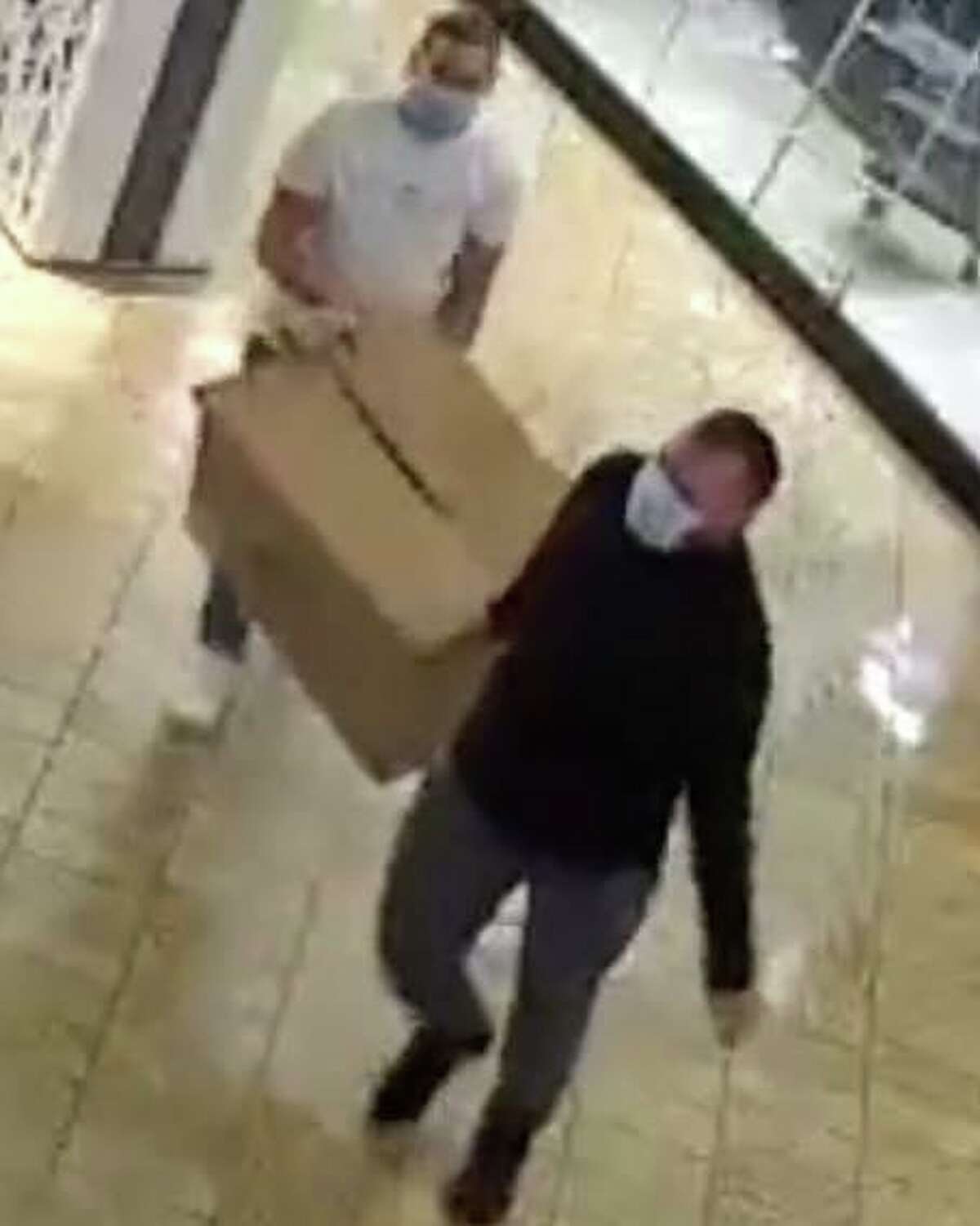 Police are attempting to identify these men who used stolen debit cards at the Dick’s Sporting Goods in Milford earlier this month.