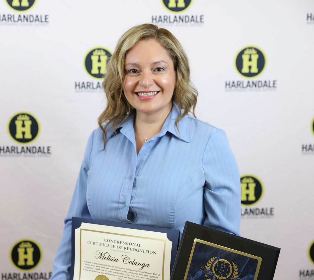 Melissa Colunga is a recent inductee of the Harlandale ISD Hall of Fame. She is a 1997 graduate of the Frank Tejeda Academy.