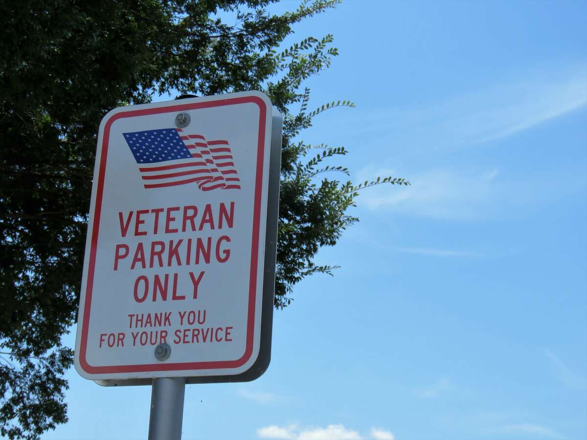Morley Stanwood students having been working on a project to pay tribute to veterans in the area. Students want to provide parking for veterans on school grounds. The sign pictured is not the design the school will be using, but more so, a reference. 