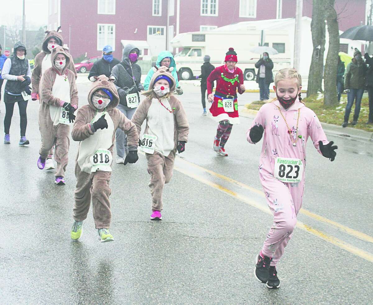 The Jingle Bell Jog 5K was held Dec. 19, 2020 in Manistee. The event, which typically coincides with Manistee’s annual Victorian Sleighbell Parade and Old Christmas Weekend was scaled down this in 2020 due to COVID-19 restrictions.