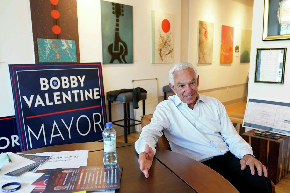 Former New York Mets manager Bobby Valentine on Thursday, Oct. 21, 2021, at his campaign headquarters in Stamford, Conn. Valentine unsuccessfully ran as an unaffiliated candidate against 35-year-old Harvard-educated state Rep. Caroline Simmons, who upset the sitting Democratic mayor in a September primary.