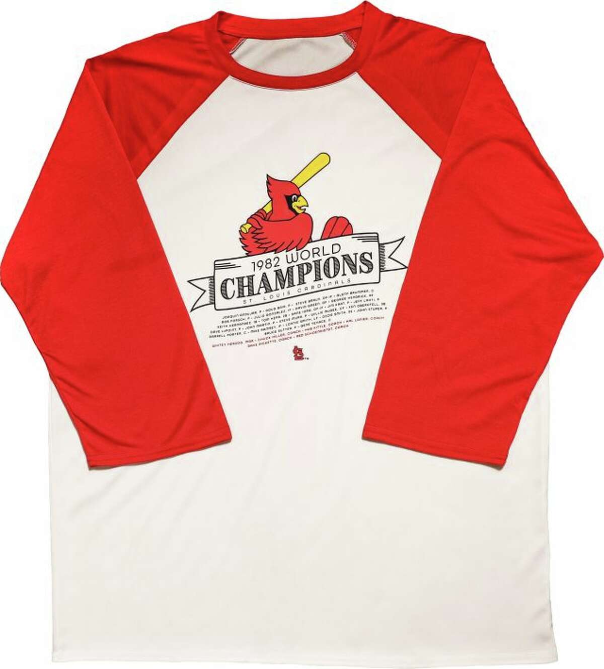 The St. Louis Cardinals will give away an adult 1982 baseball T-shirt May 27 against the Milwaukee Brewers. The shirt honors the 1982 World Series Championship team that will be celebrating its 40th anniversary.