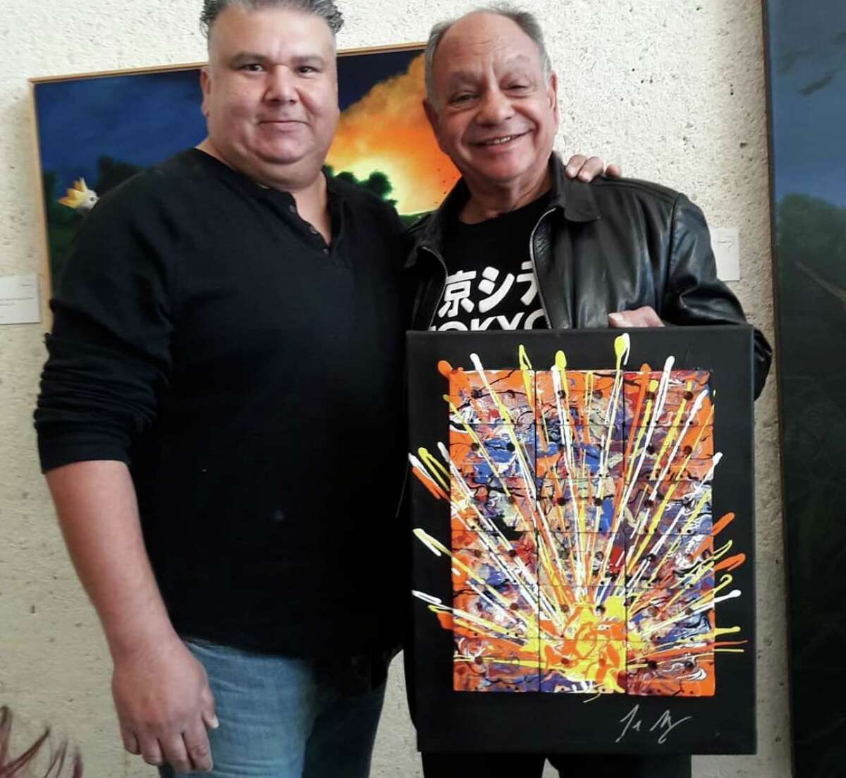 Pop art San Antonio painter Gerardo Saenz recycles old cassette into