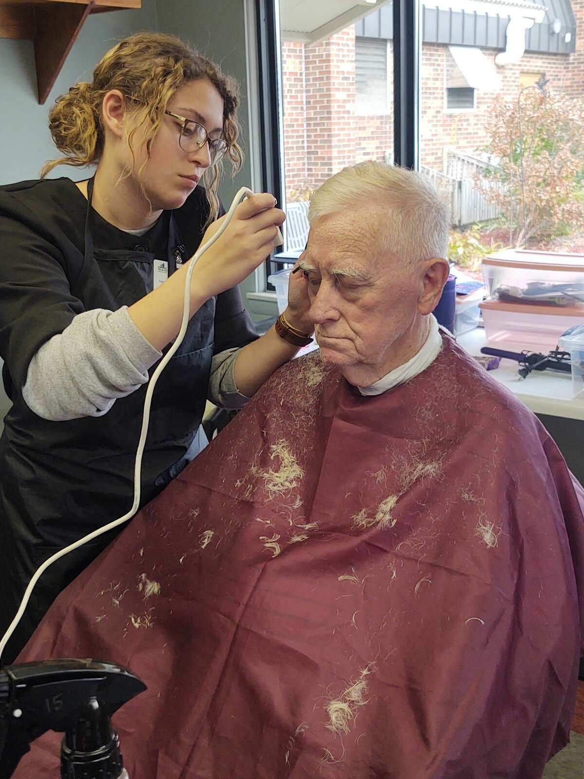 The Parkview Salon was able to reopen due to a partnership with the Mecosta Osceola Intermediate School District Career Center Cosmetology Program.