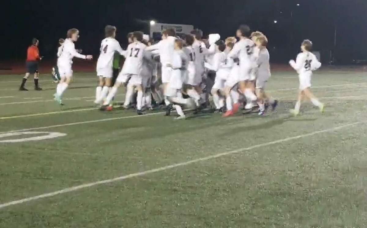 Canton advanced to the Class S boys soccer championship game by defeating Griswold on penalty kicks Thursday night.