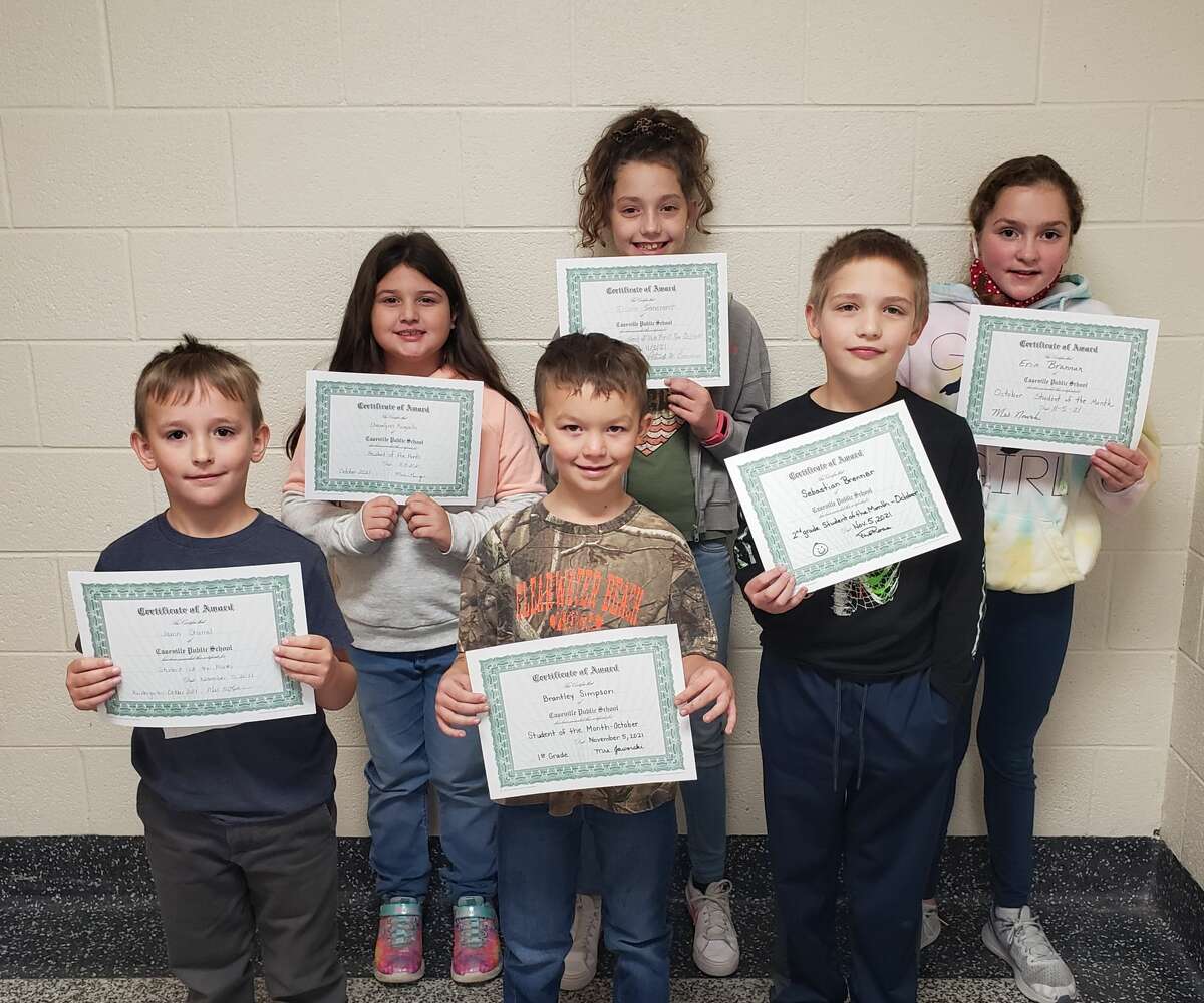 Caseville Public School announced its October 2021 students of the month.