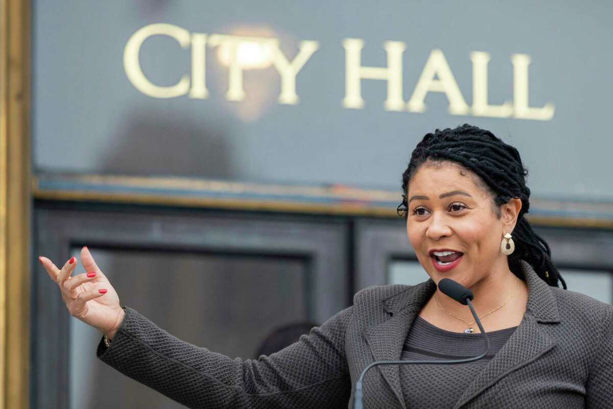 San Francisco Mayor London Breed, shown here in November at an awards ceremony, was seen dancing and singing to live music without a mask at an indoor nightclub in San Francisco.