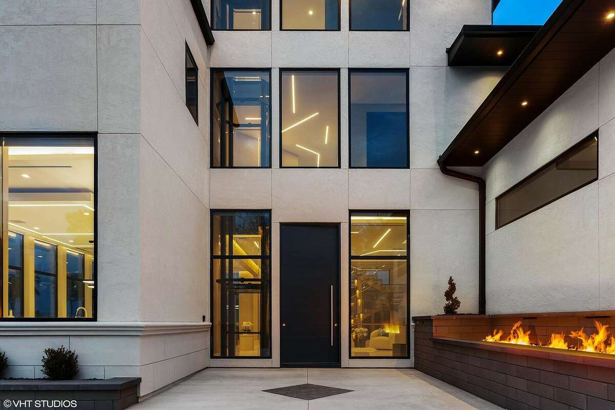 View of front door of the house.
