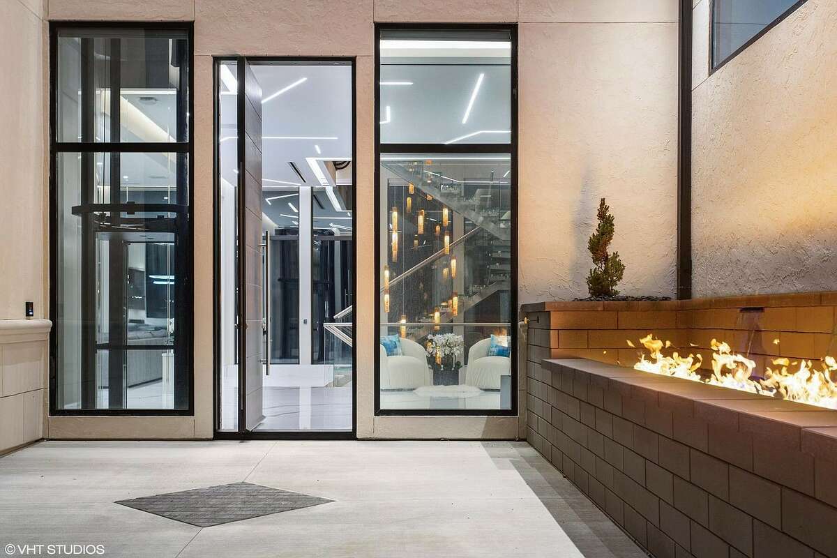 Front door of the house.