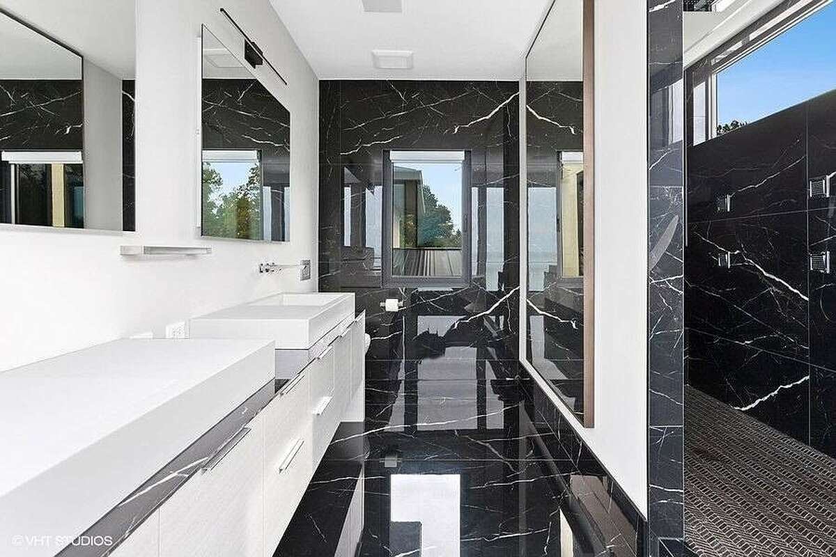 Bathroom inside the primary suite.