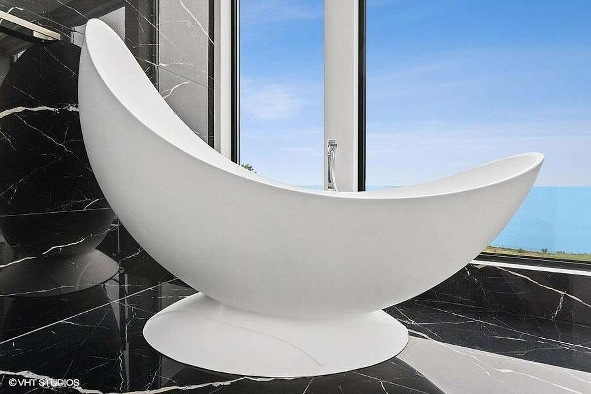 Handmade soaking tub from Italy.
