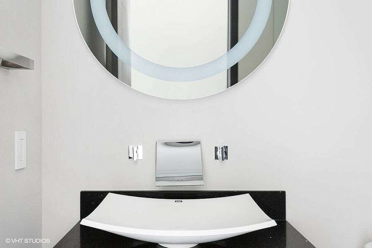 Sink in bathroom adjoining one of the bedrooms.