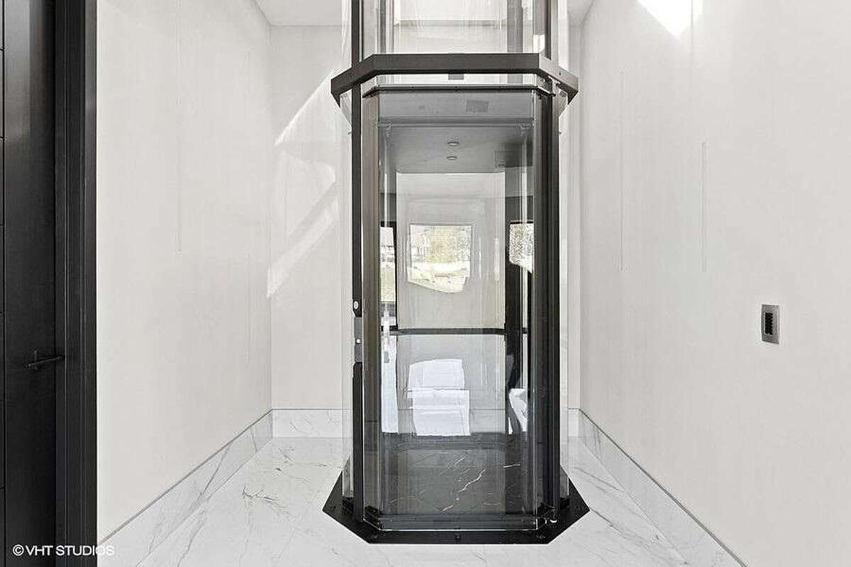 Elevator that travels between all four floors.
