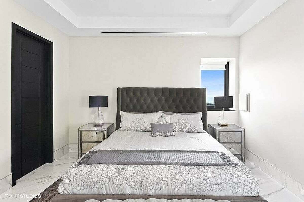 One of the bedrooms in the house.