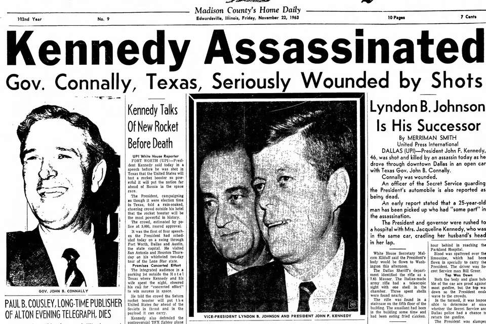 10 front pages from JFK's assassination