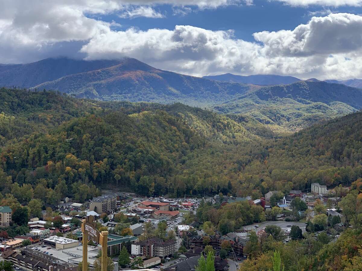 A view of the Smoky Mountains.
