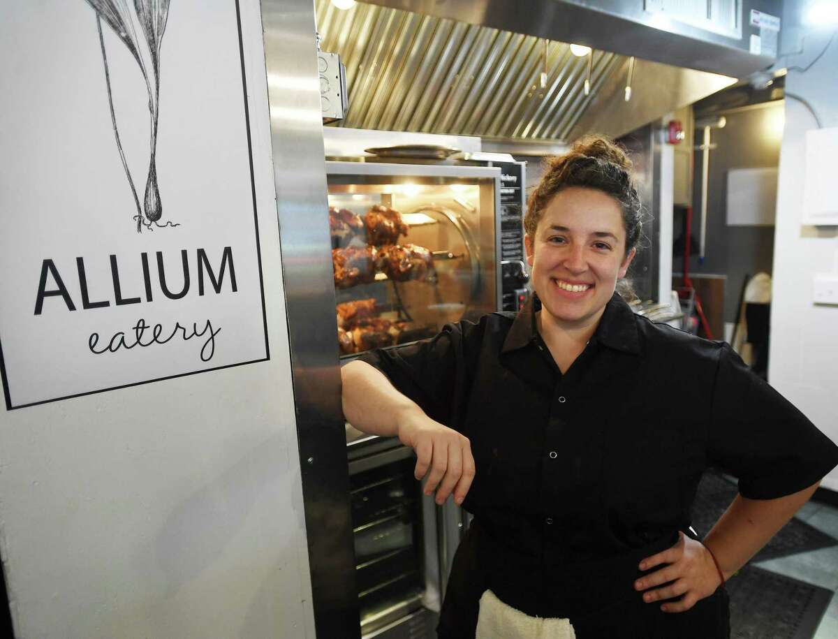 Michelle Greenfield recently opened her Allium Eatery restaurant at 54 Railroad Place across from the Westport train station in Westport, Conn. on Thursday, November 18, 2021.