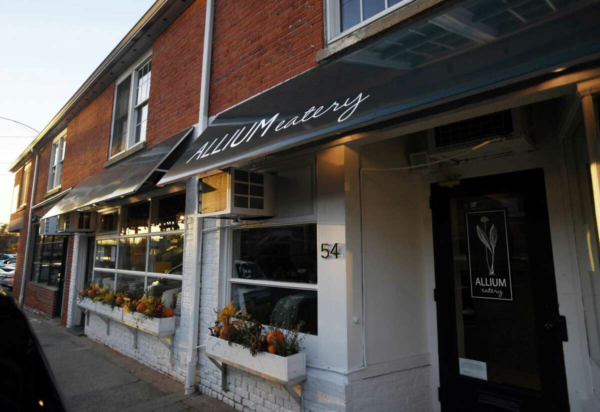 Allium Eatery at 54 Railroad Place across from the Westport train station in Westport, Conn. on Thursday, November 18, 2021.