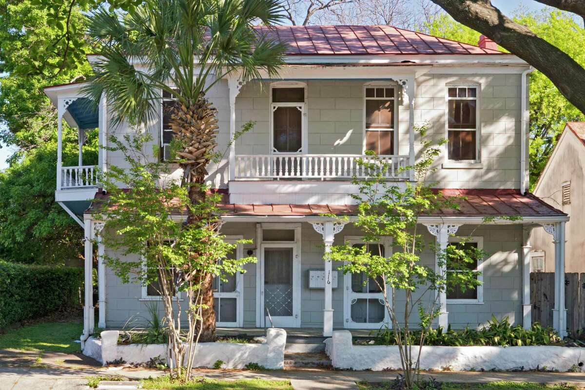 The house at 116 King William St. was home to poet/artist Julia Daingerfield Glass, who may have painted a portrait of the late Ralph Cheyney, former poetry curator.