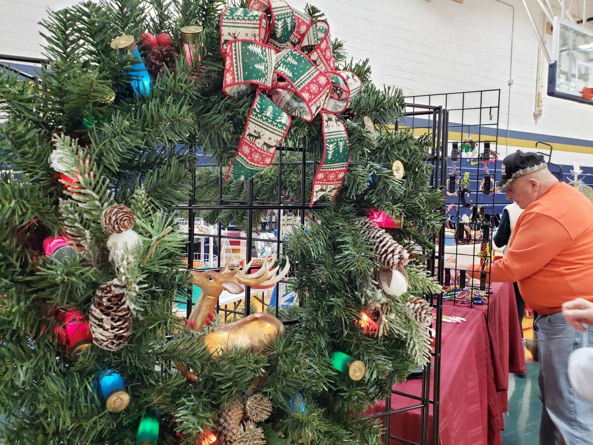 The 2021 Christmas in Onekama Craft Show featured about 45 vendors with crafts ranging from pottery, rug hooking, plants, baked goods, cheeses and other items. 