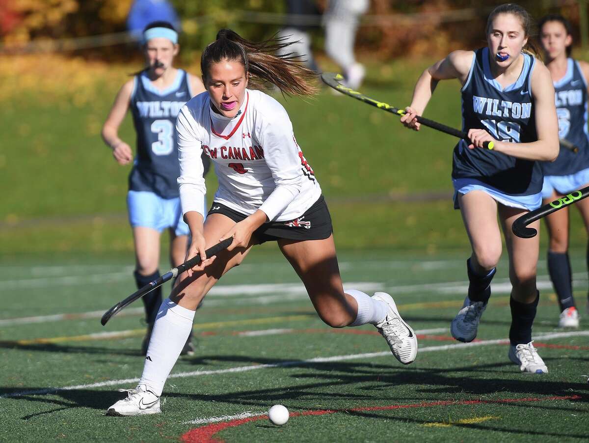 Class L field hockey New Canaan rallies past Wilton as Isabelle Schuh