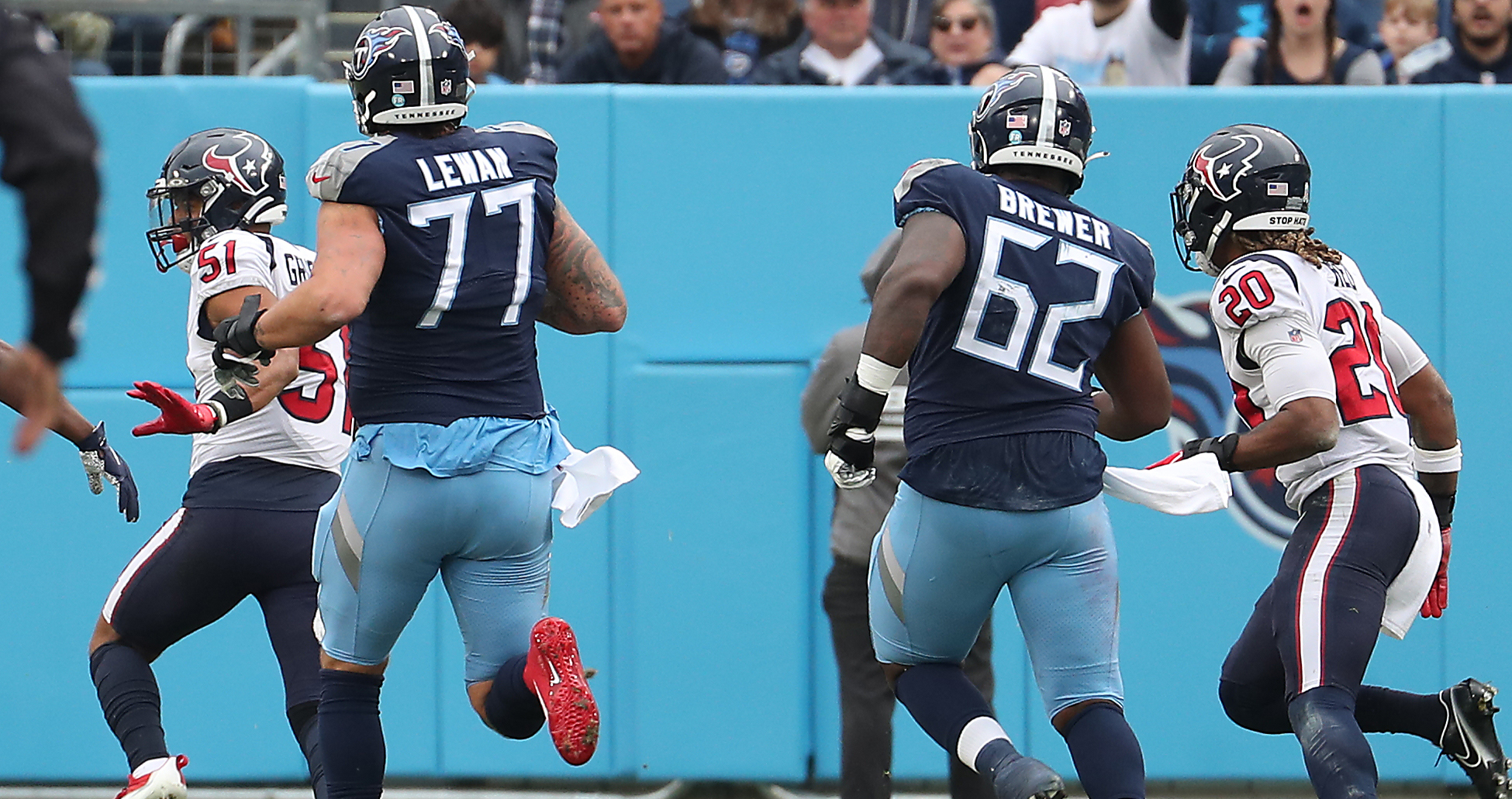 Tennessee Titans Offensive Lineman Taylor Lewan on Tall Cans