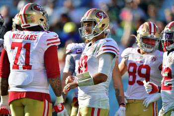 November 21, 2021 - Jacksonville, FL, U.S: San Francisco 49ers safety  Talanoa Hufanga (29) before 1st half NFL football game between the San  Francisco 49ers and the Jacksonville Jaguars at TIAA Bank