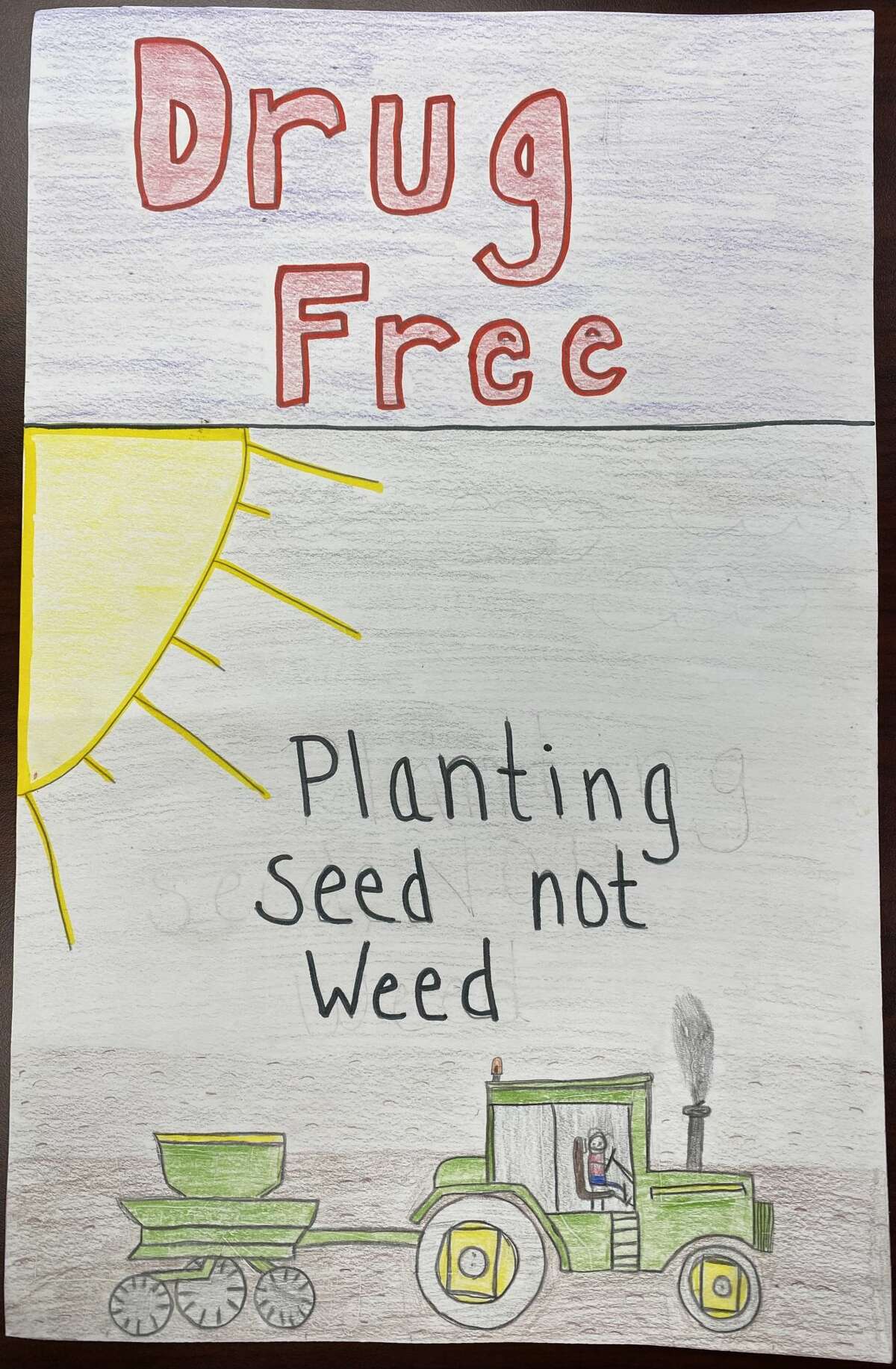 winning drug free posters