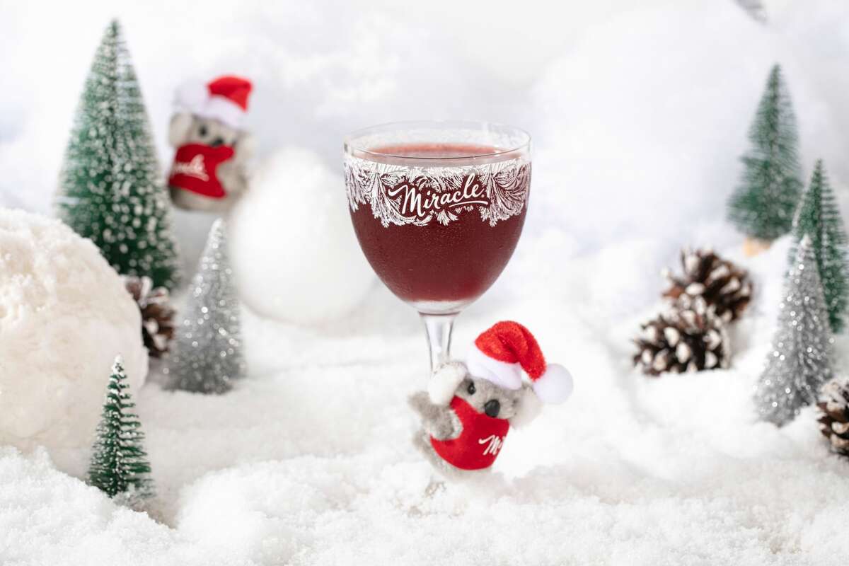 The Jolly Koala, with bourbon, cacao nib aperitif, dry vermouth and mulled wine reduction, on the Miracle menu.