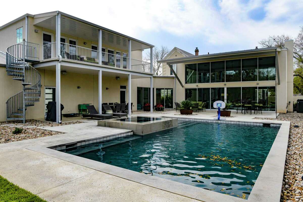 This Fredericksburg home, was renovated to add a backyard.