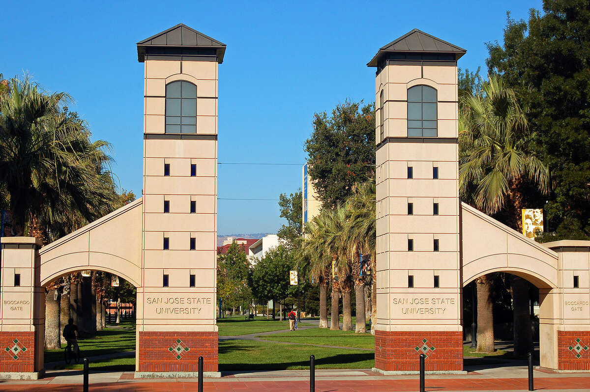 The San Jose State University campus in San Jose, California.