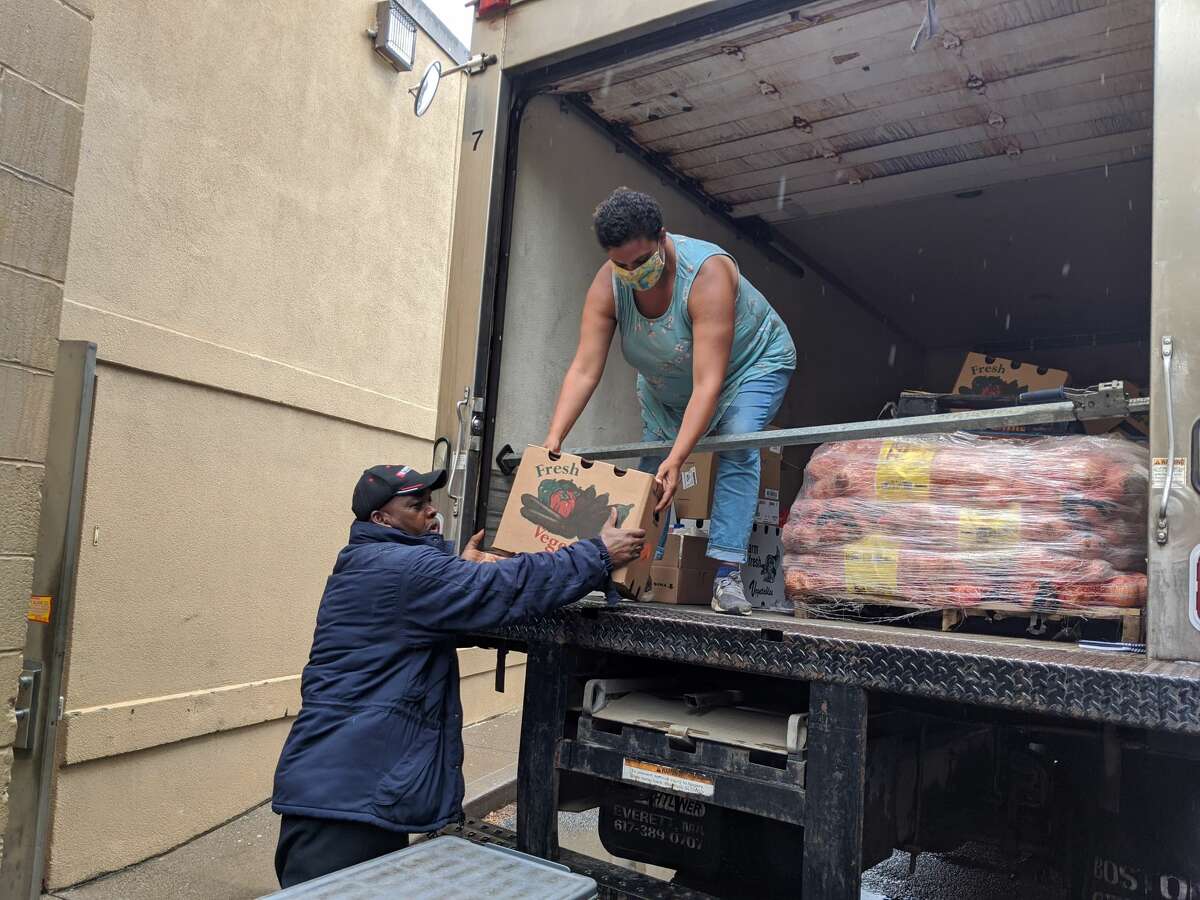 Najac delivering produce to the Salvation Army in Newburgh. “Our goal is to move the food as quickly as possible,” she said. “If we can do it in the same day, we choose that option. The closer to harvest, the more nurturance and flavor the produce will have.”