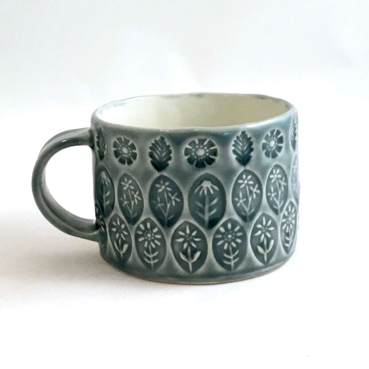"That certain shadow of Christmas" the exhibition and sale begin Thanksgiving weekend at the Washington Art Association in Washington Depot, CT.  Pictured is a ceramic mug by Missy Stevens.