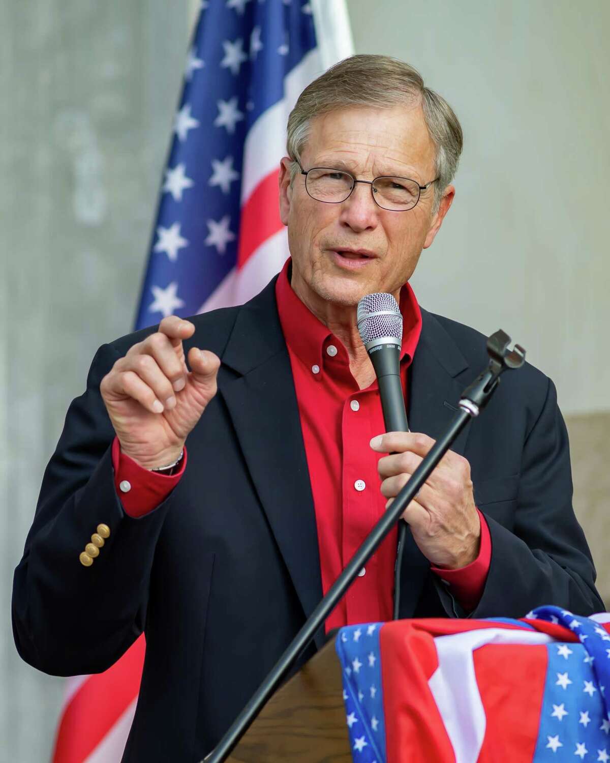 Congressman Brian Babin. A number of Southeast Texas government officials spoke at the "Fair Election" rally hosted by the Golden Triangle Republican Women in Beaumont. Photo made on November 21, 2020. Fran Ruchalski/The Enterprise