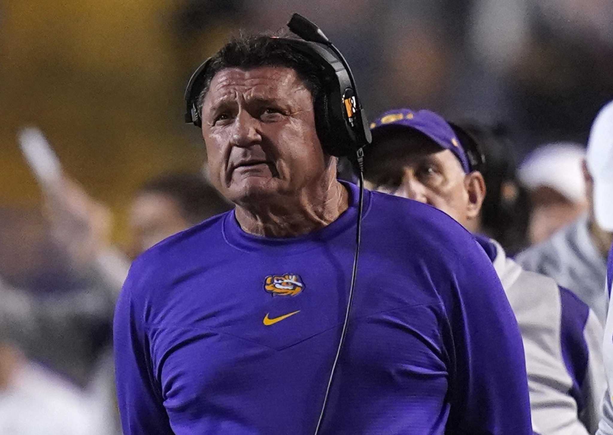 Ed Orgeron is right at home in leading LSU to the top - Los Angeles Times