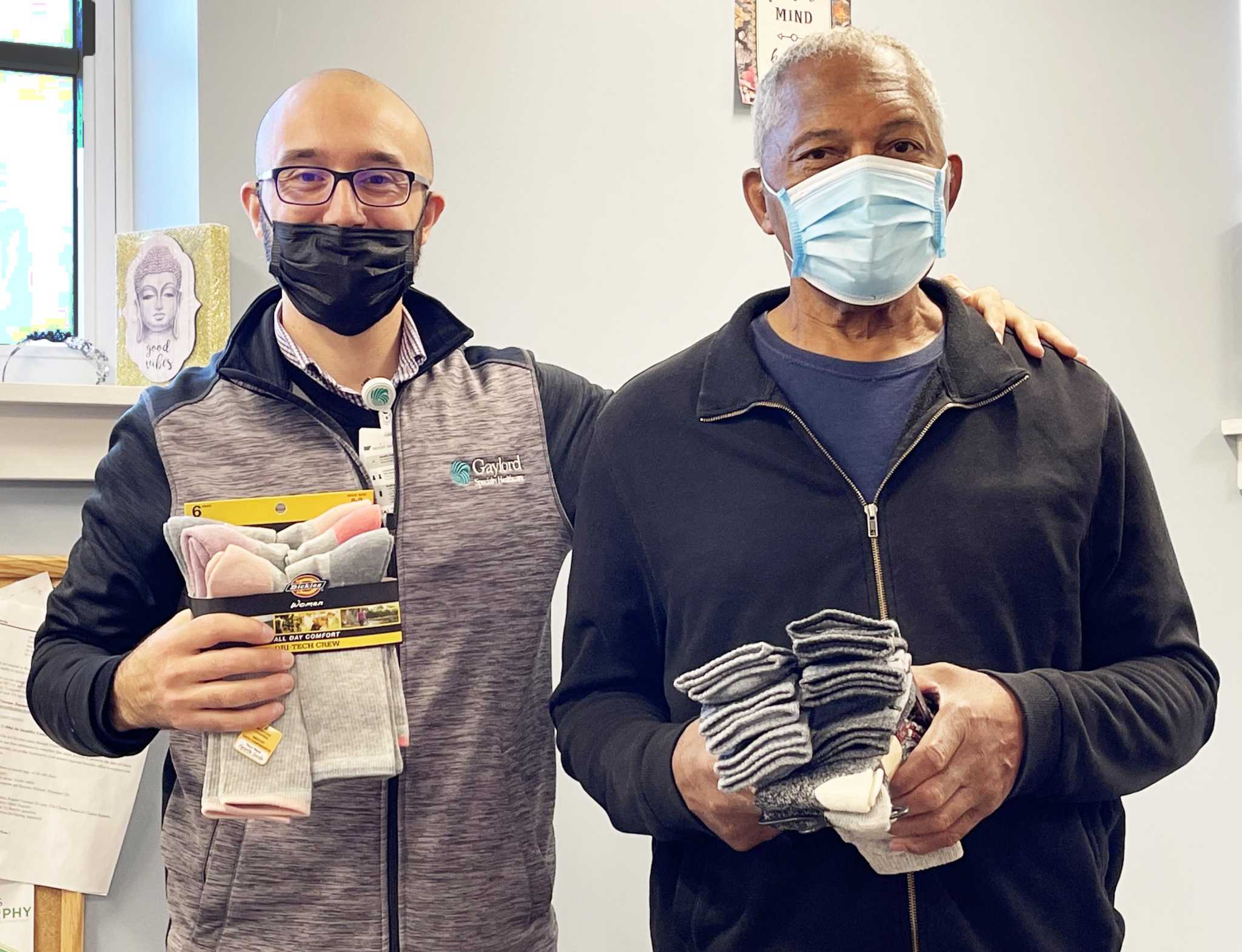 Gaylord Healthcare donates hundreds of socks to Middletown Shepherd Home - Vimarsana News