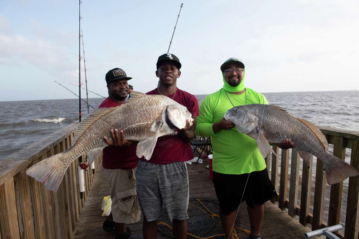 Goose Island State Park welcomes anglers to catch some "monster black drum" this fishing season. 