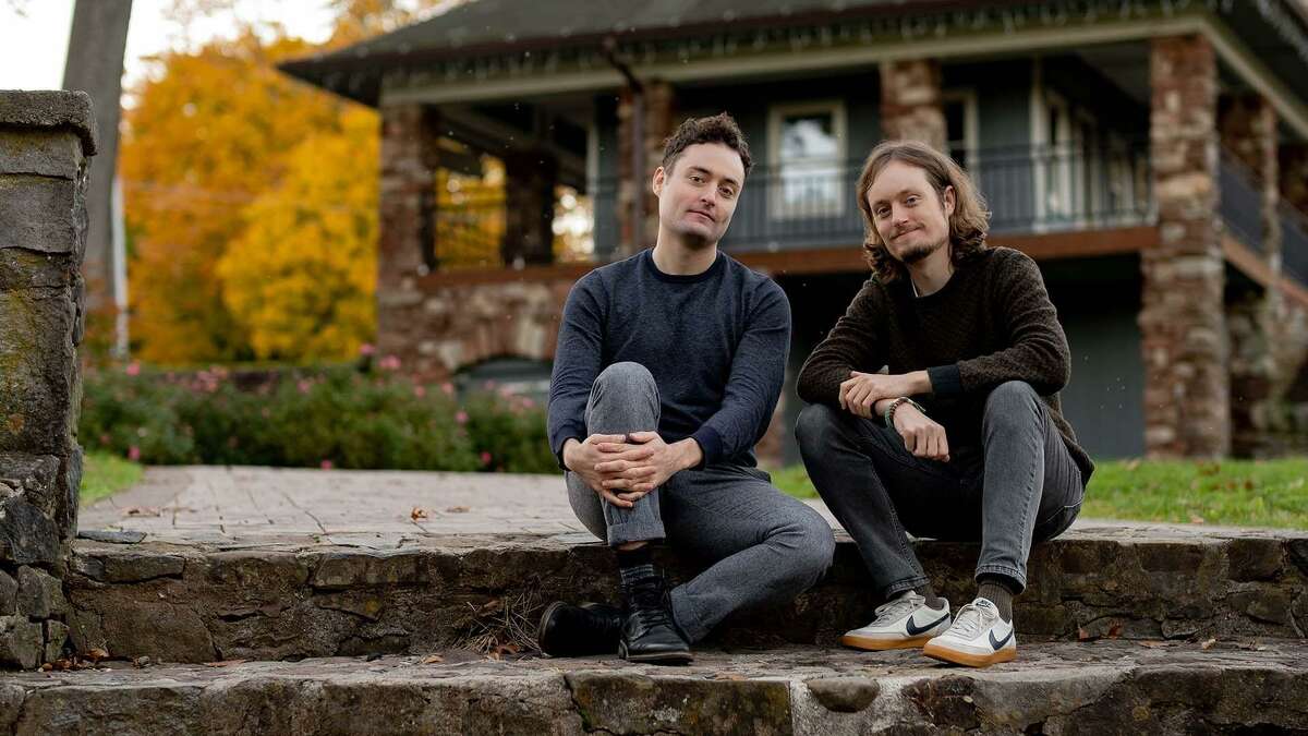 Filmmakers Erik (left) and Carson Bloomquist, brothers from Newington, produce everything from romantic comedies to horror flicks, all in Connecticut.