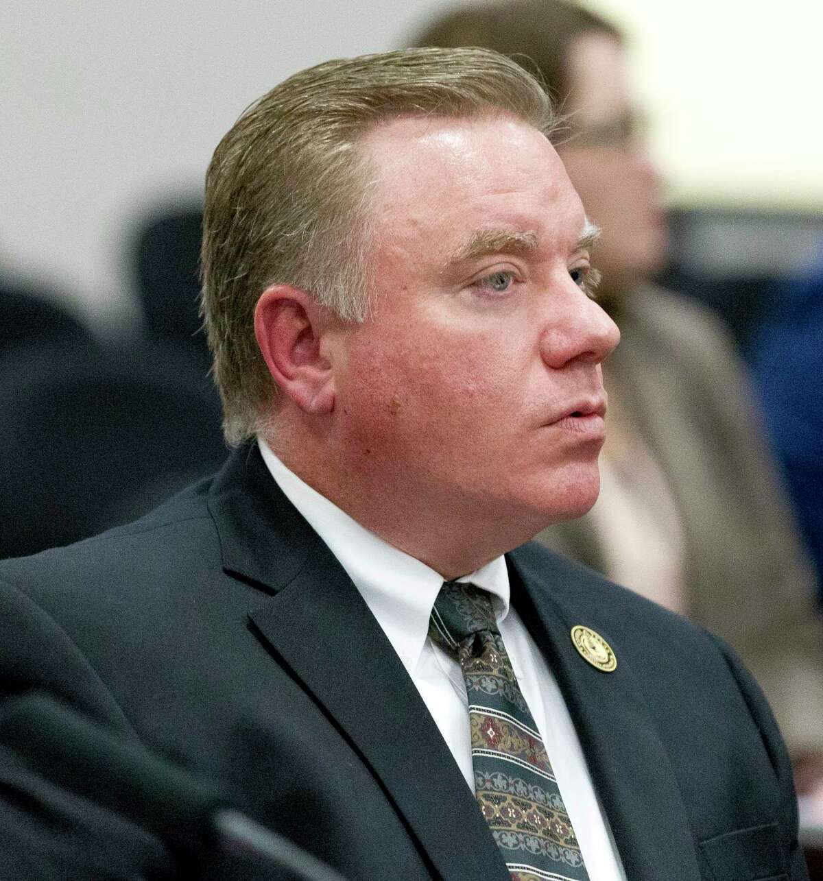 Conroe City Council unanimously accepted the resignation of Director of Capital Improvements and Transportation Tommy Woolley following a month-long investigation after complaints from his staff. Woolley is seen at a 2018 meeting. 
