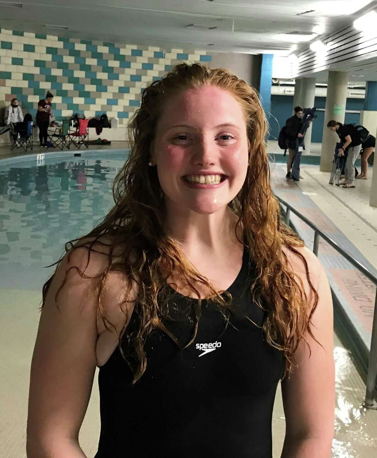 Lauren Walsh from Trumbull won two titles at the State Open.