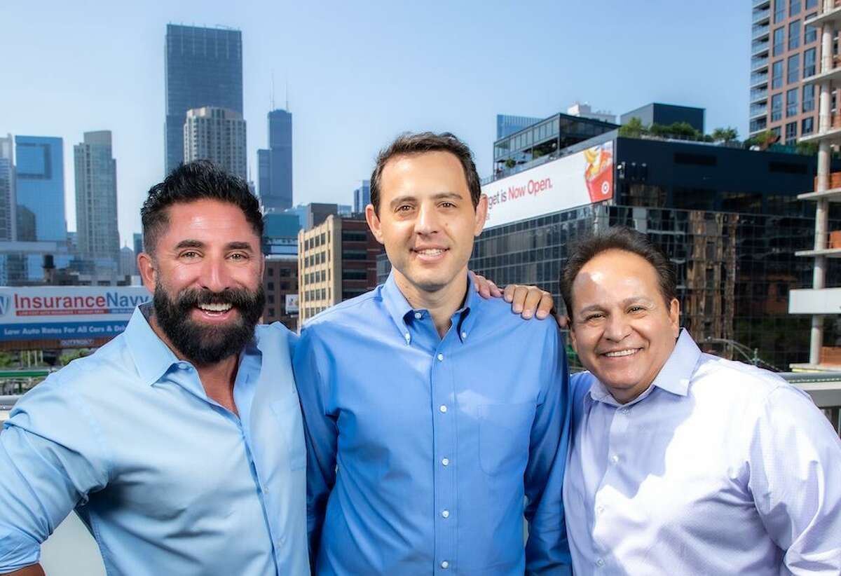Co-founders of Connie Health. From left are Michael Scopa, Oded Eran, and David Luna